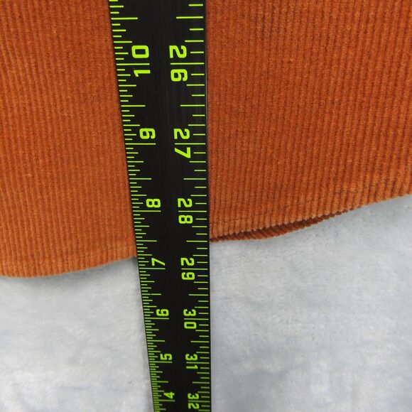 Critical Slide Society Shirt Button Up Corduroy Shacket Corduroy Sz M Rust Brown - Picture 12 of 14